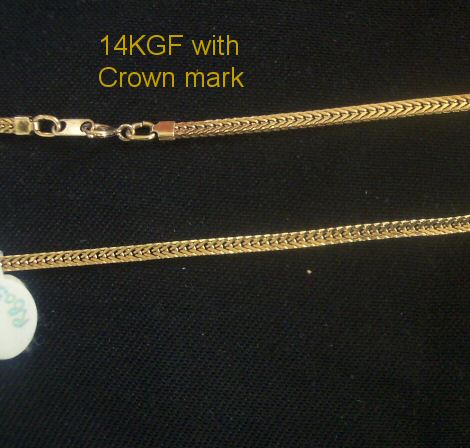 14K GF Herringbone Chain
